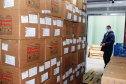 Com mais 450 mil doses, Cemepar começa a dividir novo lote de vacinas contra a Covid-19. Foto: Américo Antonio/SESA
