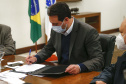 Guarapuava é a sede de um novo ecossistema de inovação voltado à pesquisa genética e à inteligência artificial aplicadas à saúde. Batizado de Vale do Genoma, o projeto foi lançado oficialmente pelo governador Carlos Massa Ratinho Junior nesta segunda-feira (21) em evento online com parceiros da iniciativa.Foto:Jonathan Campos/AEN
