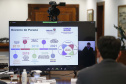 Guarapuava é a sede de um novo ecossistema de inovação voltado à pesquisa genética e à inteligência artificial aplicadas à saúde. Batizado de Vale do Genoma, o projeto foi lançado oficialmente pelo governador Carlos Massa Ratinho Junior nesta segunda-feira (21) em evento online com parceiros da iniciativa.Foto:Jonathan Campos/AEN