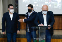 Nesta terça-feira (21), dezenas de prefeitos, assessores e secretários de municípios dos Campos Gerais e da região Oeste participaram de um encontro para conhecer detalhes do projeto da Nova Ferroeste