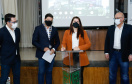 Nesta terça-feira (21), dezenas de prefeitos, assessores e secretários de municípios dos Campos Gerais e da região Oeste participaram de um encontro para conhecer detalhes do projeto da Nova Ferroeste