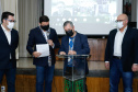 Nesta terça-feira (21), dezenas de prefeitos, assessores e secretários de municípios dos Campos Gerais e da região Oeste participaram de um encontro para conhecer detalhes do projeto da Nova Ferroeste