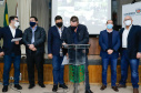 Nesta terça-feira (21), dezenas de prefeitos, assessores e secretários de municípios dos Campos Gerais e da região Oeste participaram de um encontro para conhecer detalhes do projeto da Nova Ferroeste