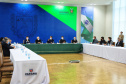 De 10 a 17 de outubro, o Paraná será o protagonista do Pavilhão do Brasil na Expo Dubai 2020, exposição internacional que concentra mais de 190 países em 181 dias de evento e espera receber 25 milhões de visitantes. Nesta terça-feira (22), o governador Carlos Massa Ratinho Junior apresentou a empresários a proposta do projeto de exposição que irá representar o Estado na feira.  -  Curitiba, 22/06/2021  -  Foto: José Fernando Ogura/AEN