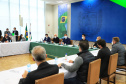 De 10 a 17 de outubro, o Paraná será o protagonista do Pavilhão do Brasil na Expo Dubai 2020, exposição internacional que concentra mais de 190 países em 181 dias de evento e espera receber 25 milhões de visitantes. Nesta terça-feira (22), o governador Carlos Massa Ratinho Junior apresentou a empresários a proposta do projeto de exposição que irá representar o Estado na feira.  -  Curitiba, 22/06/2021  -  Foto: José Fernando Ogura/AEN