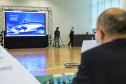 De 10 a 17 de outubro, o Paraná será o protagonista do Pavilhão do Brasil na Expo Dubai 2020, exposição internacional que concentra mais de 190 países em 181 dias de evento e espera receber 25 milhões de visitantes. Nesta terça-feira (22), o governador Carlos Massa Ratinho Junior apresentou a empresários a proposta do projeto de exposição que irá representar o Estado na feira.  -  Curitiba, 22/06/2021  -  Foto: José Fernando Ogura/AEN