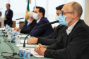 De 10 a 17 de outubro, o Paraná será o protagonista do Pavilhão do Brasil na Expo Dubai 2020, exposição internacional que concentra mais de 190 países em 181 dias de evento e espera receber 25 milhões de visitantes. Nesta terça-feira (22), o governador Carlos Massa Ratinho Junior apresentou a empresários a proposta do projeto de exposição que irá representar o Estado na feira.  -  Curitiba, 22/06/2021  -  Foto: José Fernando Ogura/AEN