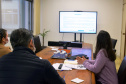 A Secretaria de Estado da Saúde desenvolveu um sistema de monitoramento de obras e apresentou a nova metodologia em reunião com os diretores das 22 Regionais de Saúde nesta terça-feira (22). O programa pretende aumentar a transparência e a rapidez nos processos. -  Curitiba, 22/06/2021  -  Foto: Américo Antonio/SESA