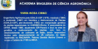 A pesquisadora Vania Moda Cirino, diretora de pesquisa do IDR-Paraná (Instituto de Desenvolvimento Rural do Paraná – Iapar-Emater), foi empossada na Academia Brasileira de Ciência Agronômica (ABCA) em solenidade virtual realizada nesta terça-feira (22). Ela passa a ocupar a cadeira de número 68, que tem Geraldo Martins Chaves como patrono. 
 Foto:IDR