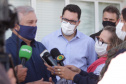 Cascavel, no Oeste do Paraná, recebeu nesta quarta-feira (23) a comitiva do governo federal que está no Estado para uma série de visitas técnicas a fim de avaliar o projeto da Nova Ferroeste. Em encontro com cooperativistas, foi abordado o desempenho da linha férrea já existente (a Ferroeste) e o impacto que a nova ferrovia terá sobre a competitividade do setor produtivo da região. Foto: Alessandro Vieira/AEN