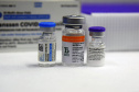 O Governo do Estado recebeu 439.340 vacinas contra a Covid-19 na tarde desta quinta-feira. Este é o primeiro lote com vacinas do braço farmacêutico da Johnson & Johnson. Foto: Américo Antonio/Sesa