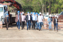 Visita técnica da comitiva formada por membros do Ministério da Infraestrutura, do Ministério da Economia e da Secretaria de Infraestrutura e Logística e da Nova Ferroeste em Foz do Iguaçu - Foz do Iguaçu, 24/06/2021 - Foto: Alessandro Vieira/AEN