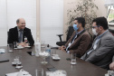 Visita técnica da comitiva formada por membros do Ministério da Infraestrutura, do Ministério da Economia e da Secretaria de Infraestrutura e Logística e da Nova Ferroeste em Foz do Iguaçu - Foz do Iguaçu, 24/06/2021 - Foto: Alessandro Vieira/AEN