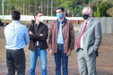 Visita técnica da comitiva formada por membros do Ministério da Infraestrutura, do Ministério da Economia e da Secretaria de Infraestrutura e Logística e da Nova Ferroeste em Foz do Iguaçu - Foz do Iguaçu, 24/06/2021 - Foto: Alessandro Vieira/AEN