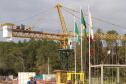 Visita técnica da comitiva formada por membros do Ministério da Infraestrutura, do Ministério da Economia e da Secretaria de Infraestrutura e Logística e da Nova Ferroeste em Foz do Iguaçu - Foz do Iguaçu, 24/06/2021 - Foto: Alessandro Vieira/AEN