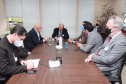 Visita técnica da comitiva formada por membros do Ministério da Infraestrutura, do Ministério da Economia e da Secretaria de Infraestrutura e Logística e da Nova Ferroeste em Foz do Iguaçu - Foz do Iguaçu, 24/06/2021 - Foto: Alessandro Vieira/AEN