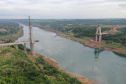 Visita técnica da comitiva formada por membros do Ministério da Infraestrutura, do Ministério da Economia e da Secretaria de Infraestrutura e Logística e da Nova Ferroeste em Foz do Iguaçu - Foz do Iguaçu, 24/06/2021 - Foto: Alessandro Vieira/AEN