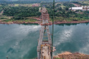 Visita técnica da comitiva formada por membros do Ministério da Infraestrutura, do Ministério da Economia e da Secretaria de Infraestrutura e Logística e da Nova Ferroeste em Foz do Iguaçu - Foz do Iguaçu, 24/06/2021 - Foto: Alessandro Vieira/AEN