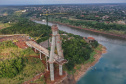 Visita técnica da comitiva formada por membros do Ministério da Infraestrutura, do Ministério da Economia e da Secretaria de Infraestrutura e Logística e da Nova Ferroeste em Foz do Iguaçu - Foz do Iguaçu, 24/06/2021 - Foto: Alessandro Vieira/AEN