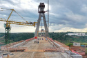 Visita técnica da comitiva formada por membros do Ministério da Infraestrutura, do Ministério da Economia e da Secretaria de Infraestrutura e Logística e da Nova Ferroeste em Foz do Iguaçu - Foz do Iguaçu, 24/06/2021 - Foto: Alessandro Vieira/AEN