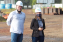 Visita técnica da comitiva formada por membros do Ministério da Infraestrutura, do Ministério da Economia e da Secretaria de Infraestrutura e Logística e da Nova Ferroeste em Foz do Iguaçu - Foz do Iguaçu, 24/06/2021 - Foto: Alessandro Vieira/AEN