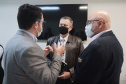 Visita técnica da comitiva formada por membros do Ministério da Infraestrutura, do Ministério da Economia e da Secretaria de Infraestrutura e Logística e da Nova Ferroeste em Foz do Iguaçu - Foz do Iguaçu, 24/06/2021 - Foto: Alessandro Vieira/AEN