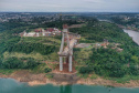 Visita técnica da comitiva formada por membros do Ministério da Infraestrutura, do Ministério da Economia e da Secretaria de Infraestrutura e Logística e da Nova Ferroeste em Foz do Iguaçu - Foz do Iguaçu, 24/06/2021 - Foto: Alessandro Vieira/AEN