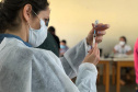 Campanha "De domingo a domingo" registra mais de 952 mil doses aplicadas aos finais de semana no Paraná  -  Curitiba, 28/06/2021  -  Foto: SESA/Com Regionais de Saúde