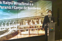 O secretário da Segurança Pública do Paraná, Romulo Marinho Soares, assinou nesta segunda-feira (28/06), em Foz do Iguaçu, convênio com a Itaipu Binacional no valor de R$ 5 milhões.
Foto: SESP