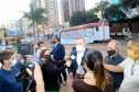 Secretário Ney Leprevost lança "Postos Avançados " das Agências do Trabalhador na região Sudoeste e prestigia formandos da "Carreta do Conhecimento" no Oeste  -  Curitiba, 15/07/2021  -  Foto: SEJUF