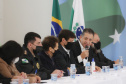 Governador Carlos Massa Ratinho Junior, durante solenidade assinatura de ordem serviços para construção da Cadeia Pública e pavimentação de estradas rurais em Arapongas -  Curitiba, 19/07/2021  -  Foto: Jonathan Campos/AEN