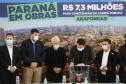 Governador Carlos Massa Ratinho Junior, durante solenidade assinatura de ordem serviços para construção da Cadeia Pública e pavimentação de estradas rurais em Arapongas -  Curitiba, 19/07/2021  -  Foto: Jonathan Campos/AEN