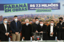 Governador Carlos Massa Ratinho Junior, durante solenidade assinatura de ordem serviços para construção da Cadeia Pública e pavimentação de estradas rurais em Arapongas -  Curitiba, 19/07/2021  -  Foto: Jonathan Campos/AEN