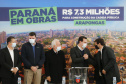 Governador Carlos Massa Ratinho Junior, durante solenidade assinatura de ordem serviços para construção da Cadeia Pública e pavimentação de estradas rurais em Arapongas -  Curitiba, 19/07/2021  -  Foto: Jonathan Campos/AEN