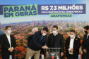 Governador Carlos Massa Ratinho Junior, durante solenidade assinatura de ordem serviços para construção da Cadeia Pública e pavimentação de estradas rurais em Arapongas -  Curitiba, 19/07/2021  -  Foto: Jonathan Campos/AEN
