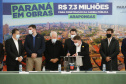 Governador Carlos Massa Ratinho Junior, durante solenidade assinatura de ordem serviços para construção da Cadeia pública e pavimentação de estradas rurais em Arapongas -  Curitiba, 19/07/2021  -  Foto: Jonathan Campos/AEN