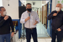 As obras do Ambulatório Médico de Especialidades (AME) de Jacarezinho, no Norte Pioneiro, deverão iniciar nos próximos meses. O secretário de Estado da Saúde, Beto Preto, autorizou a licitação da unidade ontem em visita ao município. -  Jacarezinho, 22/07/2021  -  Foto: Gustavo Marçal/SESA