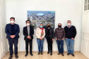 SÃO MATEUS DO SUL  - O diretor-presidente da Fomento Paraná, Heraldo Neves, o diretor de Mercado, Vinícius Rocha, e a assessora de Relações Institucionais, Emilia Belinati, percorreram municípios dos Campos Gerais, do sul e sudeste do estado nesta quinta (22) e sexta-feira (23) para encontros com prefeitos, gestores e associações comerciais. -  Curitiba, 23/07/2021  -  Foto: Fomento Paraná