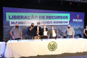 Darci Piana anuncia investimento de R$ 3,8 milhões em obras em Marechal Cândido RondonFoto: Ari Dias/AEN