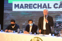 Darci Piana anuncia investimento de R$ 3,8 milhões em obras em Marechal Cândido RondonFoto: Ari Dias/AEN