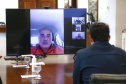 O governador Carlos Massa Ratinho Junior reforçou nesta terça-feira (27) o compromisso do Estado em atender a população paranaense, especialmente a parcela mais vulnerável, durante a massa de ar polar prevista para atingir a Região Sul nos próximos dias. Foto: Jonathan Campos/AEN