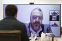 O governador Carlos Massa Ratinho Junior reforçou nesta terça-feira (27) o compromisso do Estado em atender a população paranaense, especialmente a parcela mais vulnerável, durante a massa de ar polar prevista para atingir a Região Sul nos próximos dias. Foto: Jonathan Campos/AEN