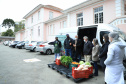 O Governo do Estado realizou na manhã desta quarta-feira (28) a primeira entrega de alimentos do Programa Compra Direta Paraná em Curitiba em 2021. O lançamento simbólico aconteceu no Asilo São Vicente de Paulo, no bairro Juvevê, com produtos da Cooperativa de Agricultores Orgânicos e de Produção Agroecológica (Coaopa). A cerimônia contou com a presença do secretário estadual da Agricultura e do Abastecimento, Norberto Ortigara.   -  Curitiba, 28/07/2021  -  Foto: José Fernando Ogura/AEN