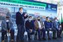 O governador Carlos Massa Ratinho Junior participou nesta quinta-feira (29) das comemorações dos 373 anos de Paranaguá, a cidade mais antiga do Paraná. -  Paranaguá, 29/07/2021  -  Foto: José Fernando Ogura/AEN