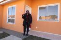 O governador Carlos Massa Ratinho Junior entregou nesta sexta-feira (30) 454 habitações do programa federal Casa Verde e Amarela em Ponta Grossa, nos Campos Gerais. O Residencial Porto Belvedere beneficia 1,8 mil pessoas na região. Na foto, Marcia Correia.
Foto:Ari Dias/AEN
