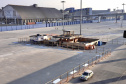 Maior produtora e exportadora de papéis para embalagens e embalagens de papel do Brasil, a Klabin iniciou as obras para a construção do seu novo terminal no cais do Porto de Paranaguá, após a assinatura da ordem para liberação dos serviços no mês de julho pela Portos do Paraná.  -  Paranaguá, 30/07/2021  -  Foto: Claudio Neves/Portos do Paraná