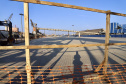Maior produtora e exportadora de papéis para embalagens e embalagens de papel do Brasil, a Klabin iniciou as obras para a construção do seu novo terminal no cais do Porto de Paranaguá, após a assinatura da ordem para liberação dos serviços no mês de julho pela Portos do Paraná.  -  Paranaguá, 30/07/2021  -  Foto: Claudio Neves/Portos do Paraná