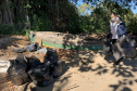 Portos do Paraná promove ação de limpeza de manguezal: Nesta sexta-feira (30), 115 quilos de lixo foram recolhidos do manguezal, na Ilha do Teixeira, em Paranaguá. Foto  Pierpaolo Nota/ Portos do Paraná.