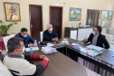 Heraldo Neves e Wellington Dalmaz, também foram recebidos nesta semana nas prefeituras de Nova Esperança e Paranavaí, no noroeste do Estado.  Foto: Fomento Paraná