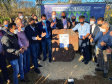 Um dos trechos mais movimentados da BR-277, em Cascavel, na Região Oeste, começou oficialmente a ser requalificado. O governador Carlos Massa Ratinho Junior participou nesta segunda-feira (02) do lançamento da pedra fundamental das obras de duplicação da rodovia.  -  Cascavel, 02/08/2021  -  Foto: José Fernando Ogura/AEN